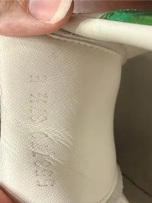 Alexander McQueen White Leather Platform Sneakers with Green Croc Heel thumbnail 10