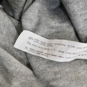 ZARA Heathered Gray Cinched Sweater V Neck Pullover Cinchable Cinched Top Large thumbnail 11