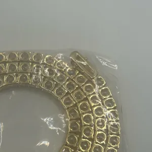 Kay Jewelers Moissanite Tennis Chain 5mm 24 Inch Gold New VVS1 D No Pass Hyperallergenic thumbnail 4