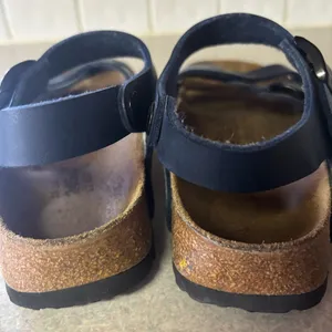 Birkenstock Birki’s Lillie Navy Plaid Preppy Coastal Boho Resortwear Sandals 7 thumbnail 5