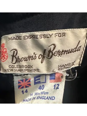 Vintage Browns of Bermuda Plaid Pure New Wool Vest US 12 Made England Old Money thumbnail 8