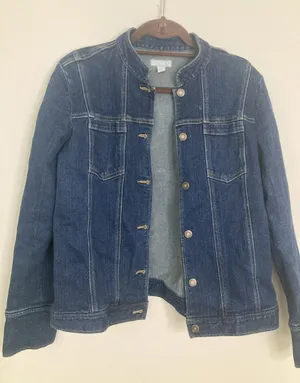 Charter Club Vintage Womens Denim Jacket 90’s M Dark Wash thumbnail 1