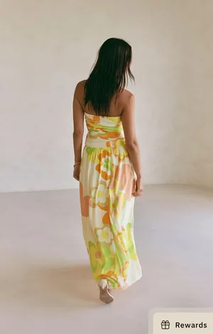 Sabo Skirt Jorah Maxi Dress - Retro Bloom | NWT thumbnail 4