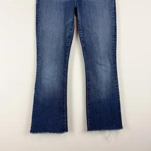 Mother The Hustler Ankle Frayed Bootcut Kick Flare Jeans‎ Lust for Life Size 23 thumbnail 4