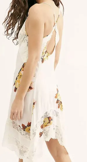 Free People SM Intimately Table for 2 Trapeze Slip Dress Sleeveless SMALL BNWTS thumbnail 1