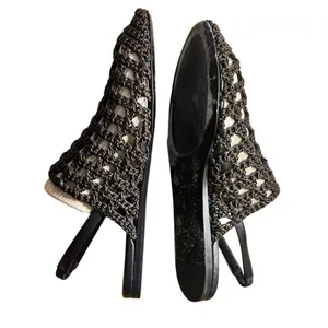 Jenni Kayne Crochet Jules Mule Flats Shoes thumbnail 7