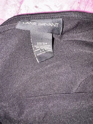Lane Bryant Black Strapless Tube Top thumbnail 2