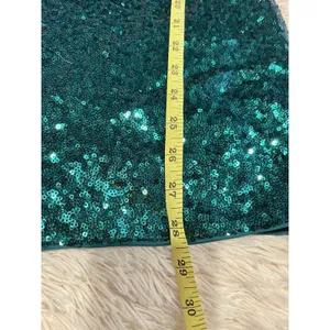 Green Sequin Hoco Dress By Hello Molly Size 6 Homecoming Cocktail NWT thumbnail 3