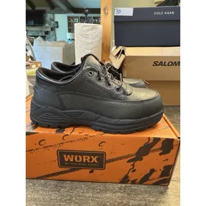 NEW RED‎ WING WORX Composite TOE SHOES SIZE 5.5 M Black thumbnail 2