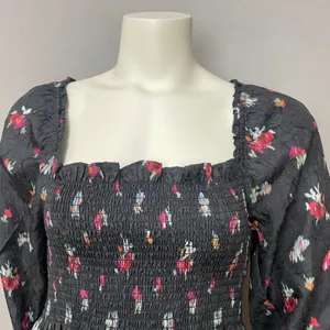 Hill House Home The Nap Dress Naomi Nap Dress Shirred Smocked Size Large Fall thumbnail 13