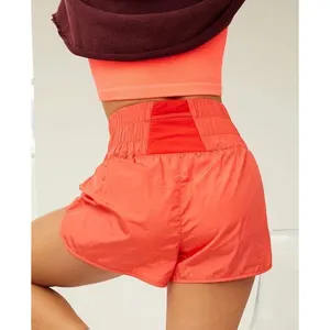 Free People Women's The Way Home Running Shorts Sz S Papaya NWT thumbnail 2