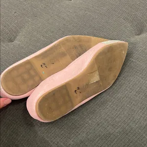 Chic Pink and Silver Flats Elegant Slip-On Shoes thumbnail 5