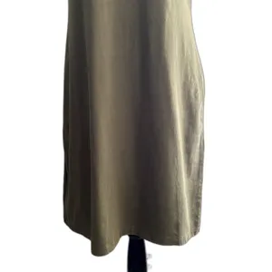 Calvin‎ Klein Olive Green Short Sleeve Graphic Logo T-Shirt Dress Size Medium thumbnail 3