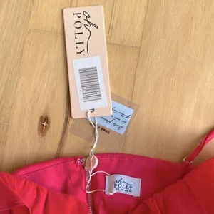Oh Polly SEND MY LOVE Ruffle Cup Crop Top in Hot Pink thumbnail 9