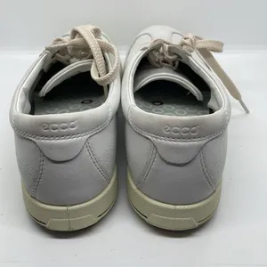 Ecco White Leather Lace Up Sneakers 41 thumbnail 2