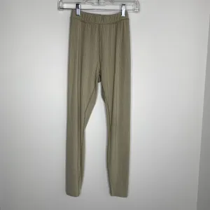 Alo Ribbed High Waist 7/8 Blissful Legging Womens Gravel Size XXS thumbnail 3