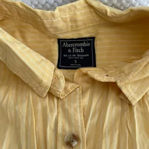 Abercrombie & Fitch Button Up Collar Stripe Tank Top size Small S thumbnail 4