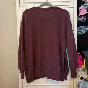 Burgundy Aerie Crewneck thumbnail 2
