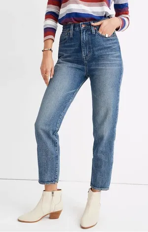 Madewell The Momjean in Downey Wash size 26 thumbnail 1