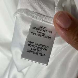 Lulus Women's White‎ Shifting Dears Long Sleeve Mini Dress Size Medium thumbnail 7