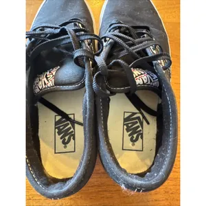 VANS ATWOOD SKATEBOARD SHOE BLACK/WHITE Women’s 8.5 #1 Skateboarding Shoe thumbnail 4