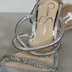 Jessica Simpson sz5.5 silver thumbnail 5