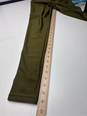 Obsession Scrunch Butt Shapewear Leggings Olive Green High Waisted Size M EUC thumbnail 6