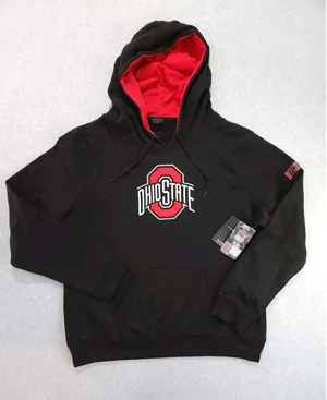 NWT Ohio State Colosseum Womens Pullover Hoodie Sweatshirt Football Logo SZ‎ XXL thumbnail 1