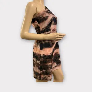 Molly Bracken Premium Brown‎ Ice Maiden One Shoulder Cocktail Dress thumbnail 3