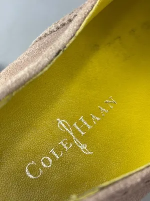 Cole Haan Lunargrand Alisa Wingtip Oxford Shoes Womens 8.5 Tan Yellow Almond Toe thumbnail 6