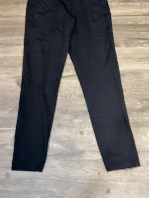 Rolla Coster Black Cutout Jumpsuit Gold Zip V-Neck Size S thumbnail 4