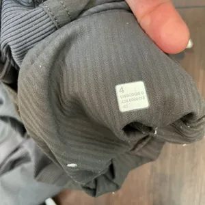 Lululemon Studio Pant Gray Textured Jogger Drawstring Size 4 Athleisure Utility thumbnail 5