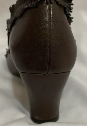 Chie Mihara Leather Vintage Looking Heels thumbnail 10