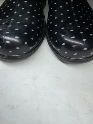 Sloggers Black and White Polka Dot Rain Clogs 10 outdoors gardening thumbnail 4