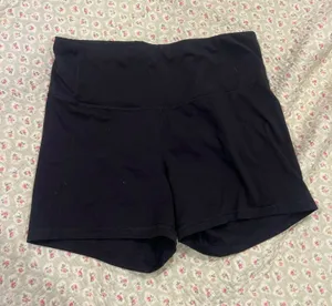 All In Motion Women’s High-Waist Black Active Shorts thumbnail 1