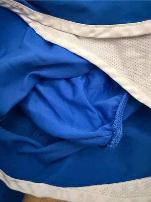 Nike Dri-FIT Blue & White Running Shorts thumbnail 5