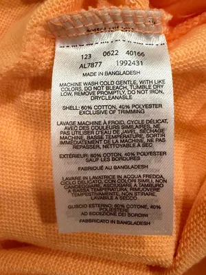 Columbia Womens Orange Trek French Terry 1/2 Zip Sweatshirt Size XS thumbnail 6