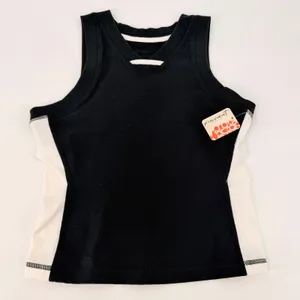 FP Movement Free People Colorblock Active Tank Top Black White Size Small NWT thumbnail 1