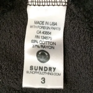 Sundry Metallic Side Stripe Split Hem Sweatpants thumbnail 5