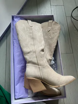 Madden Girl Arizona Cream Suede Boots thumbnail 5
