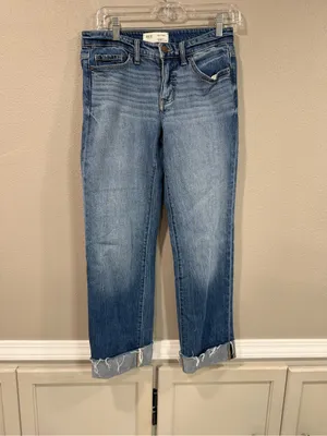 BKE Payton Cropped Straight Stretch Cuffed Jean thumbnail 5