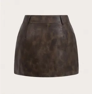 SheIn Leather Cargo Skirt thumbnail 2