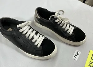 Womans Steve Madden Rezume Lace Up Low Top Fashion Sneakers 6.5 M Black thumbnail 1