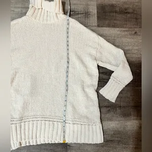 AERIE Oversized Turtleneck Knit Sweater thumbnail 6