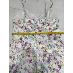 Chloe Rose Floral Print Ruffle Sundress Cottagecore Sleeveless Dress‎ thumbnail 8