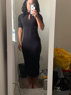 Black Midi Dress thumbnail 1