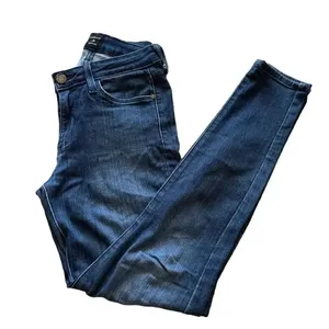 Just Black Mid Rise Blue Soft Skinny Denim Women’s Minimalist Jeans SZ 26 # 1543 thumbnail 6
