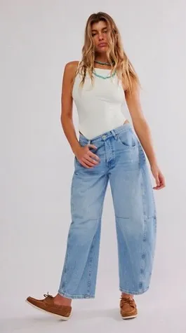 We The Free CRVY Venus Barrel Jeans thumbnail 1
