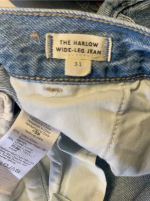 Madewell The Harlow Wide Leg Light Blue Jeans - Women's Size-31 90’s Minimalist thumbnail 3