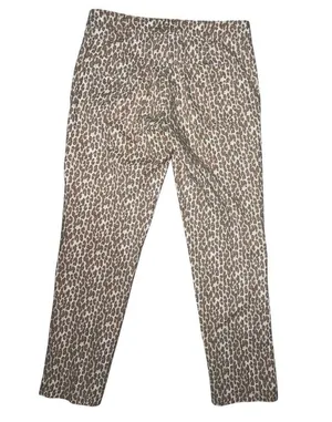 Anthropologie Pants the Wanderer Leopard Print Utility Beige Straight size 29 thumbnail 5